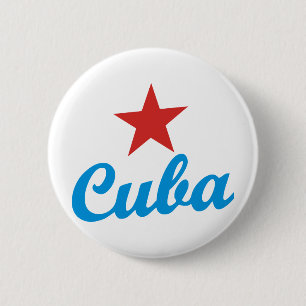 Cuba 6 Cm Round Badge