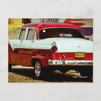 Cuba - "Antique" Postcard