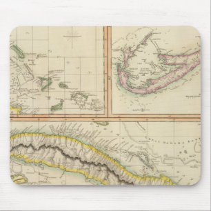 Cuba, Bahama I, Bermudas Mouse Mat