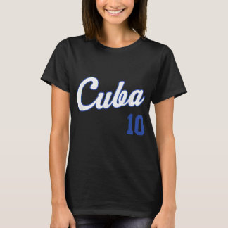 Cuba Baseball  Remera Beisbol Cuban Jersey 10 T-Shirt