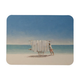 Cuba Beach Seller 2010 Magnet