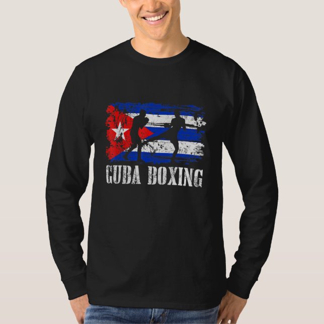 Cuba Boxing Boxing Coach Training 1 T-Shirt (Front)