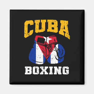 Cuba Boxing Gloves Cuban Flag Boxing Team Cuba Pri Magnet