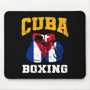 Cuba Boxing Gloves Cuban Flag Boxing Team Cuba Pri Mouse Mat