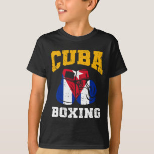 Cuba Boxing Gloves Cuban Flag Boxing Team Cuba Pri T-Shirt