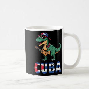 Cuba Boy Hispanic Heritage Month Cuban Flag Dinosa Coffee Mug