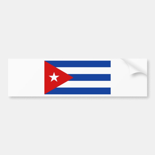 Cuba Bumper Sticker (Front)