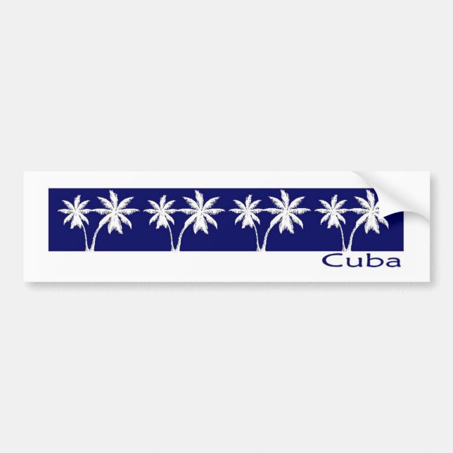 Cuba Bumper Sticker (Front)