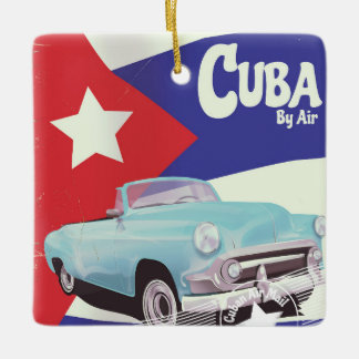 Cuba by Air Ceramic Ornament