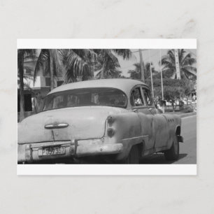 Cuba Car Postcard