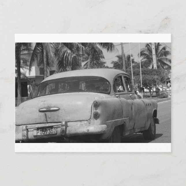Cuba Car Postcard (Front)