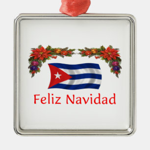 Cuba Christmas Metal Tree Decoration