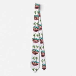 Cuba Classic Car logo Tie