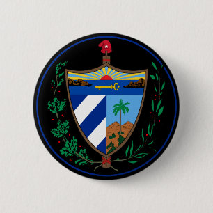 cuba coat of arms button