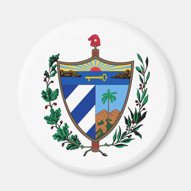 Cuba Coat of arms CU Magnet (Front)