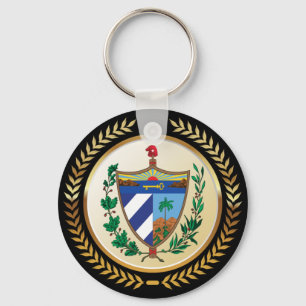 Cuba Coat of Arms Key Ring