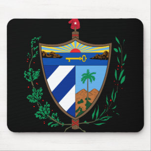 cuba coat of arms mouse mat