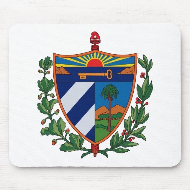 Cuba Coat of Arms Mousepad (Front)