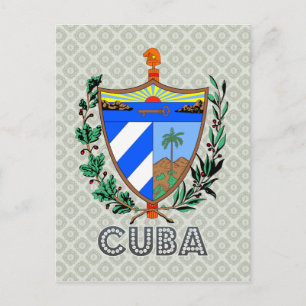 Cuba Coat of Arms Postcard