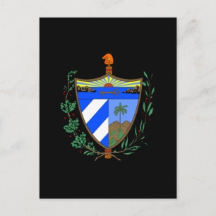 Cuba Coat of Arms Postcard