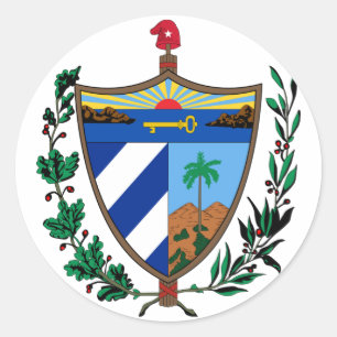 Cuba Coat of Arms Sticker