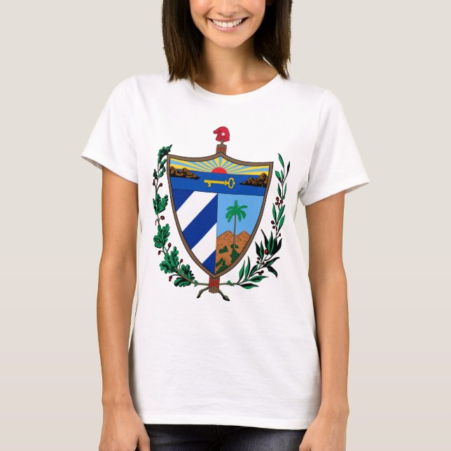 cuba coat of arms T-Shirt (Front)