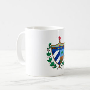 Cuba country coat arms symbol emblem flag coffee mug