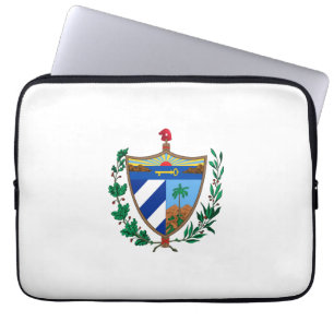 Cuba country coat arms symbol emblem flag laptop sleeve