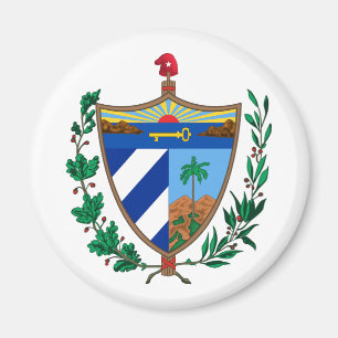 Cuba country coat arms symbol emblem flag magnet