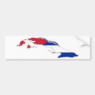 Cuba CU Bumper Sticker