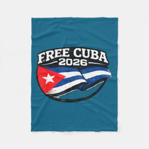 Cuba Cuba Libre Donroe Doctrine Design Fleece Blanket