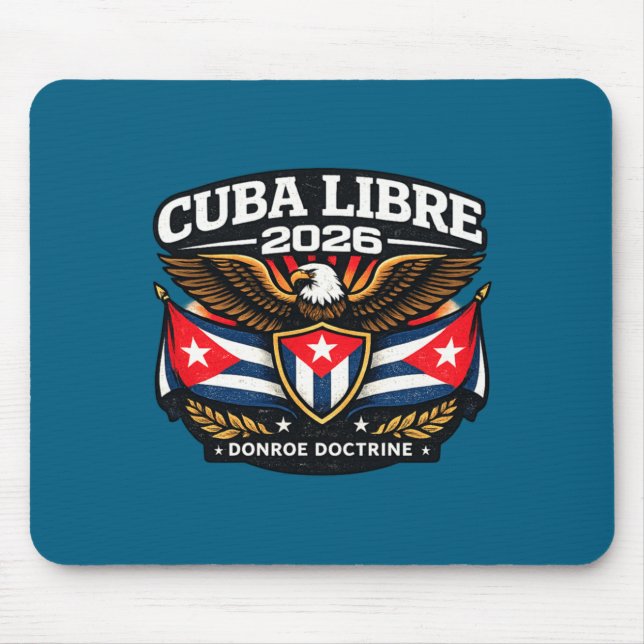 Cuba Cuba Libre Donroe Doctrine Design Mouse Mat (Front)