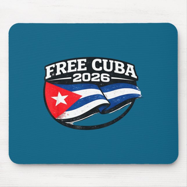 Cuba Cuba Libre Donroe Doctrine Illustration Mouse Mat (Front)