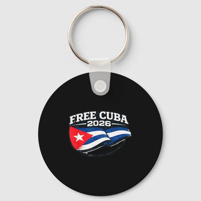 Cuba Cuba Libre Donroe Doctrine Key Ring (Front)