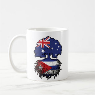 Cuba Cuban Australian Australia Tree Roots Flag Coffee Mug
