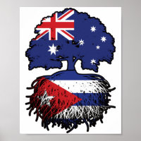 Cuba Cuban Australian Australia Tree Roots Flag