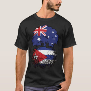 Cuba Cuban Australian Australia Tree Roots Flag T-Shirt