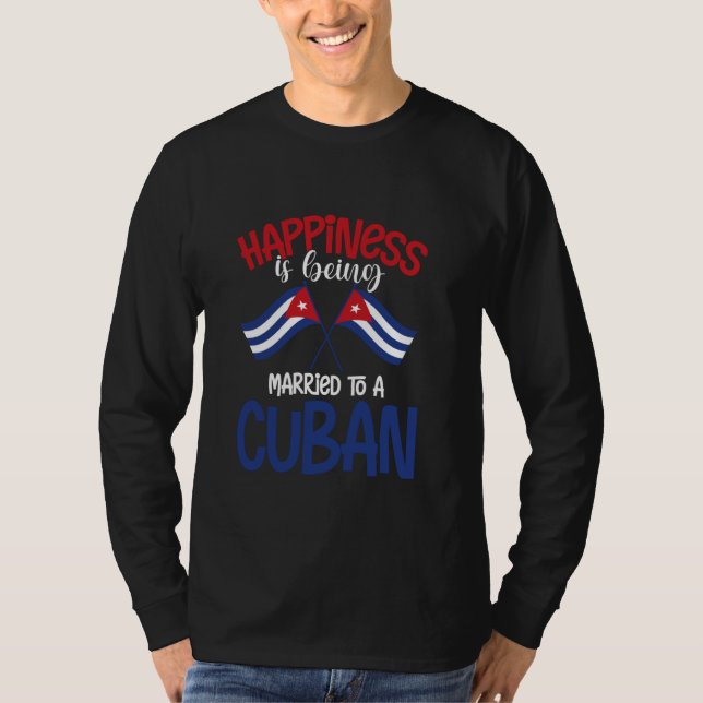 Cuba Cuban Flag 2 T-Shirt (Front)