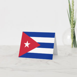 Cuba (Cuban) Flag Card