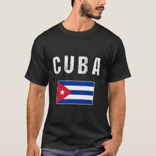Cuba Cuban Flag For T-Shirt