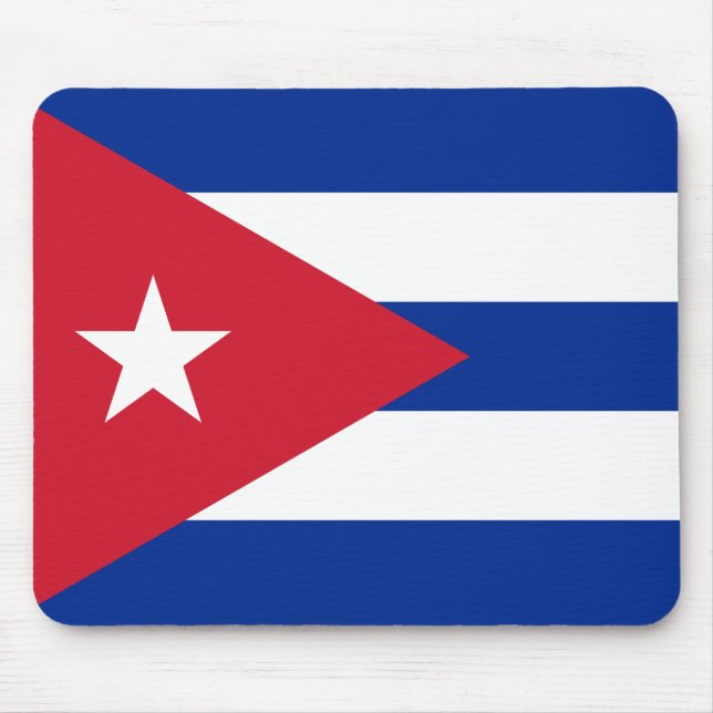 Cuba (Cuban) Flag Mouse Mat (Front)