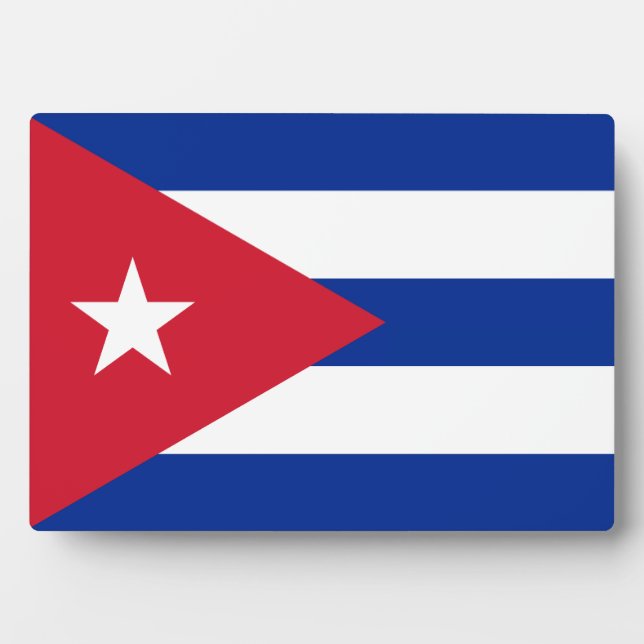 Cuba – Cuban Flag Plaque (Front)