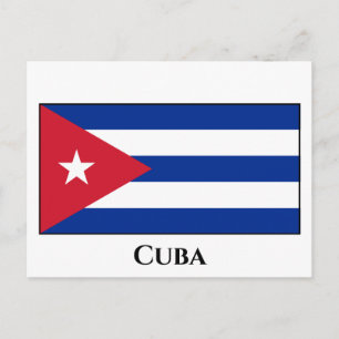Cuba (Cuban) Flag Postcard