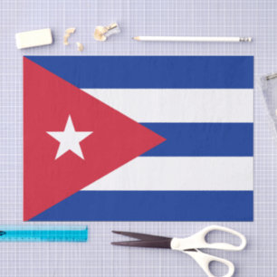 Cuba & Cuban Flag tissue paper /fashion decor