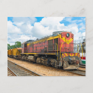 Cuba Diesel locomotive, Russian built Postcard