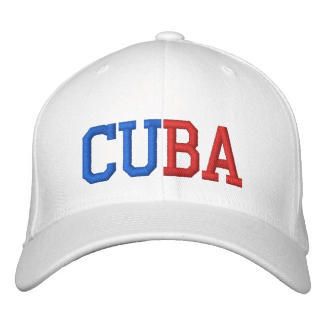 Cuba Embroidered Hat (Front)