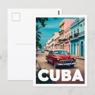 Cuba Famous Travel Place Postcard