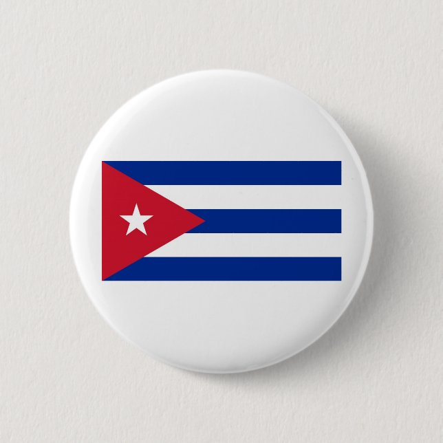 Cuba Flag 6 Cm Round Badge (Front)