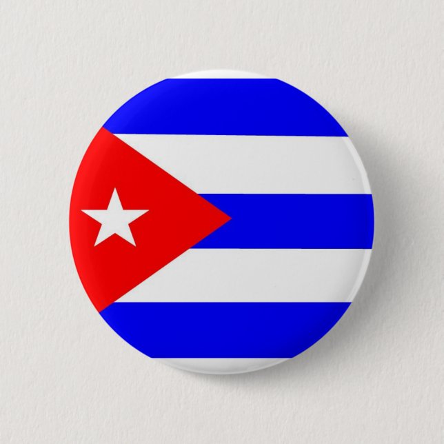 Cuba Flag 6 Cm Round Badge (Front)