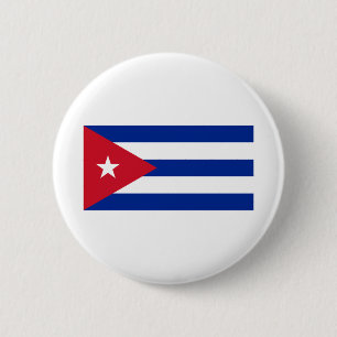 Cuba Flag 6 Cm Round Badge